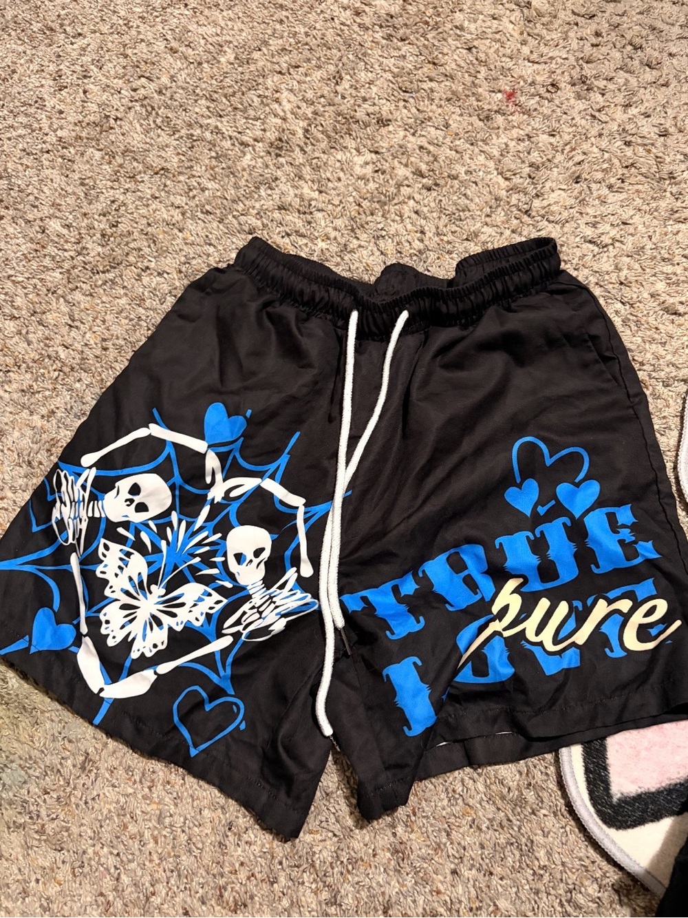 Black & Blue Graphic Men’s Shorts